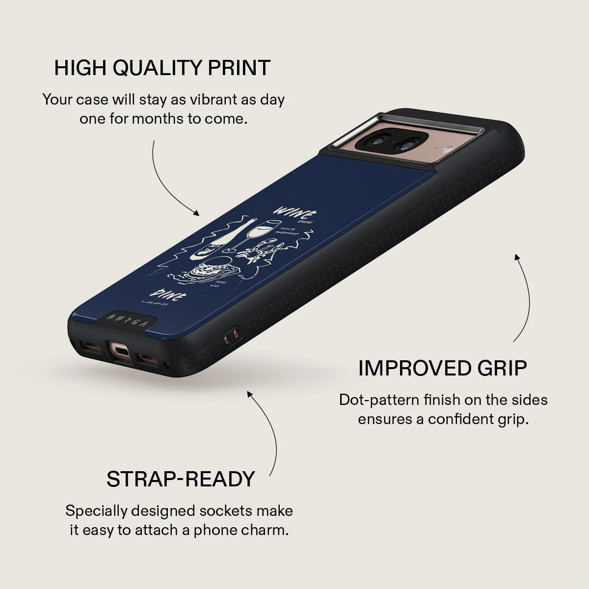 Wine & Dine - Google Pixel 8 Case - Image 16