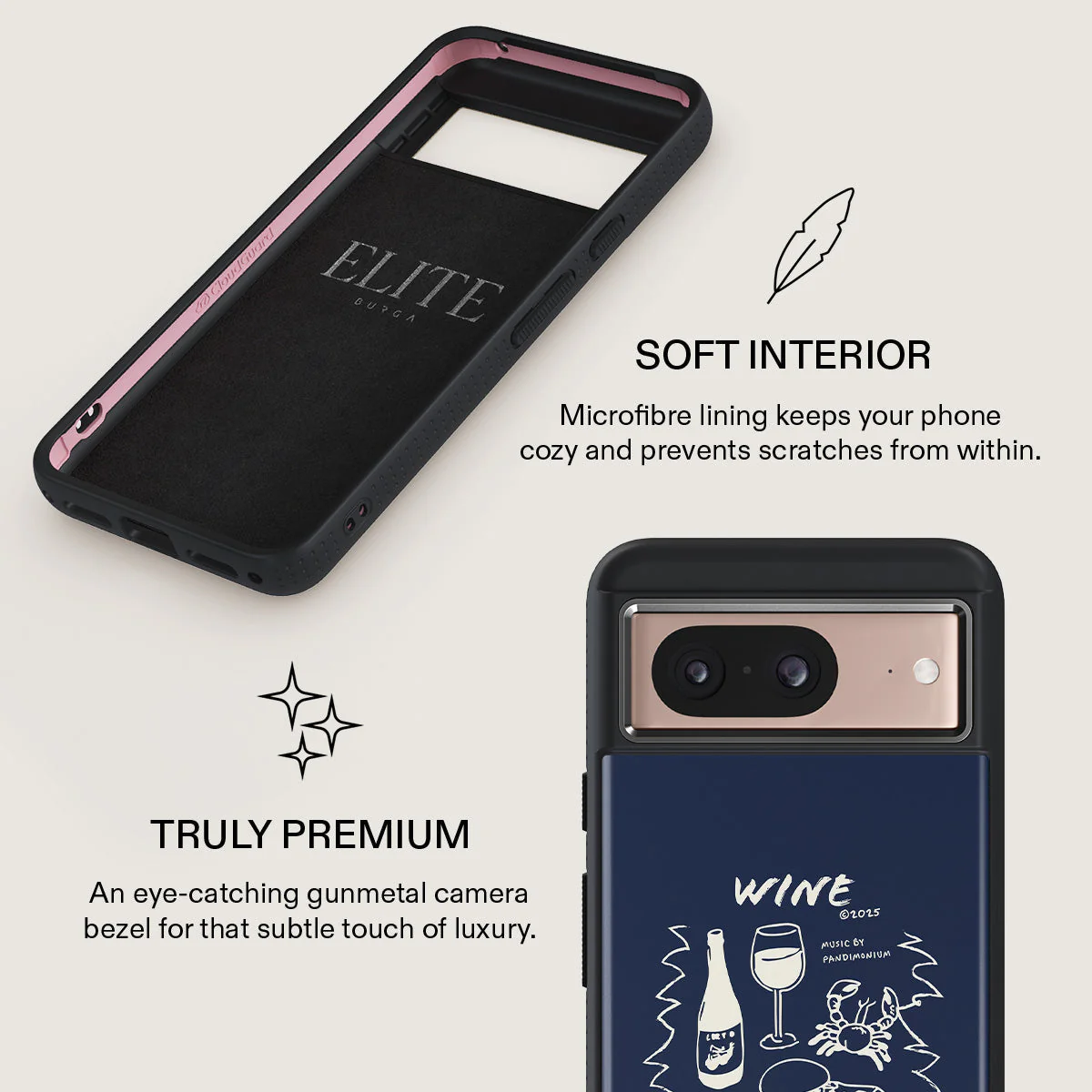 Wine & Dine - Google Pixel 8 Case - Image 17