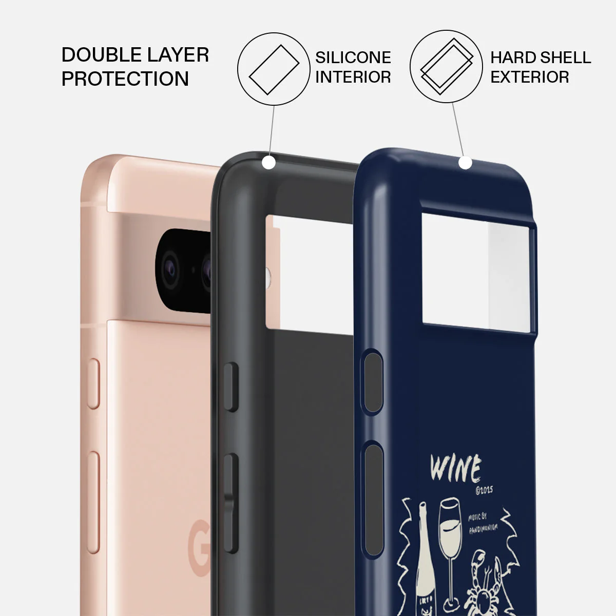 Wine & Dine - Google Pixel 8 Case - Image 2