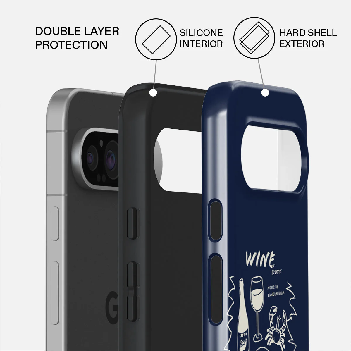 Wine & Dine - Google Pixel 9 Case - Image 2
