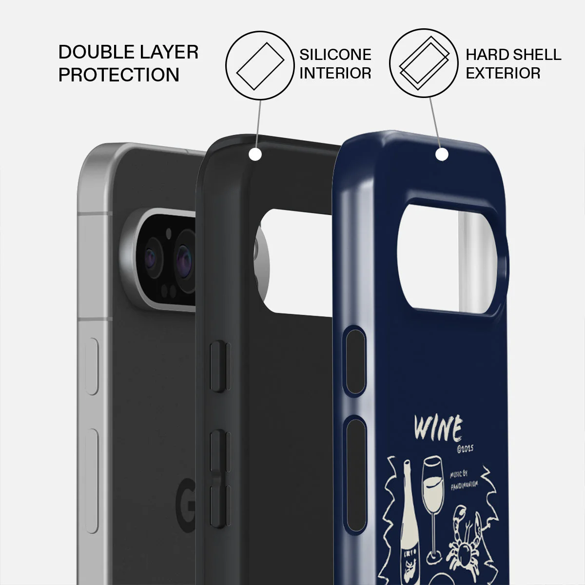 Wine & Dine - Google Pixel 9 Pro Case - Image 2