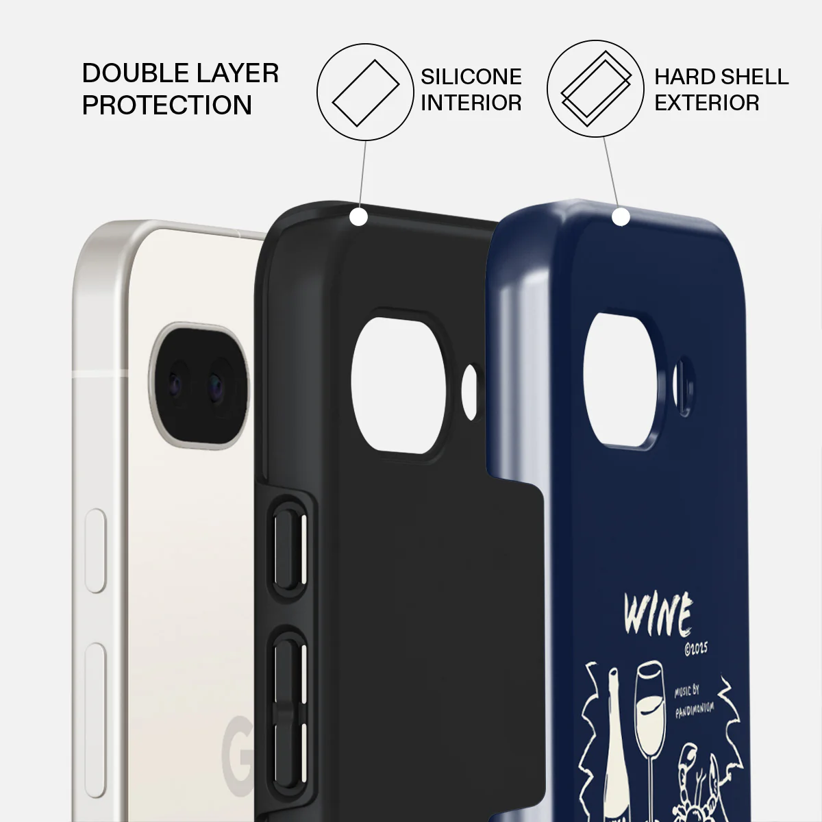 Wine & Dine - Google Pixel 9a Case - Image 2