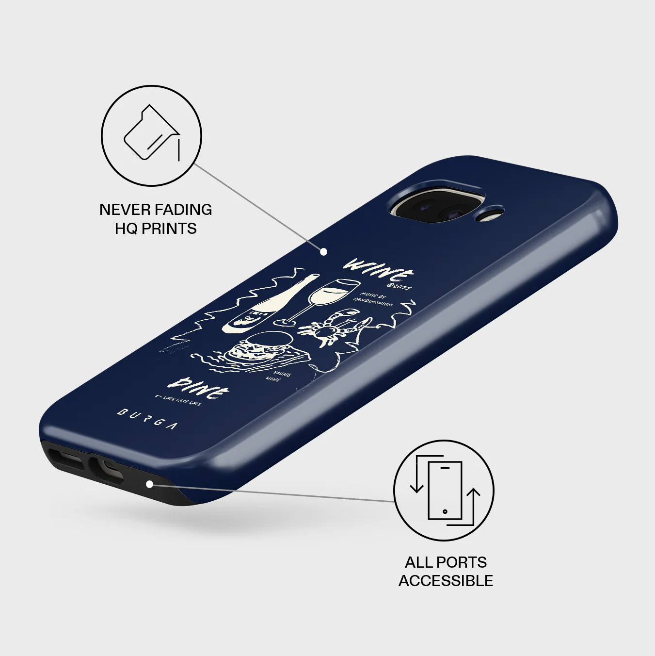 Wine & Dine - Google Pixel 9a Case - Image 3