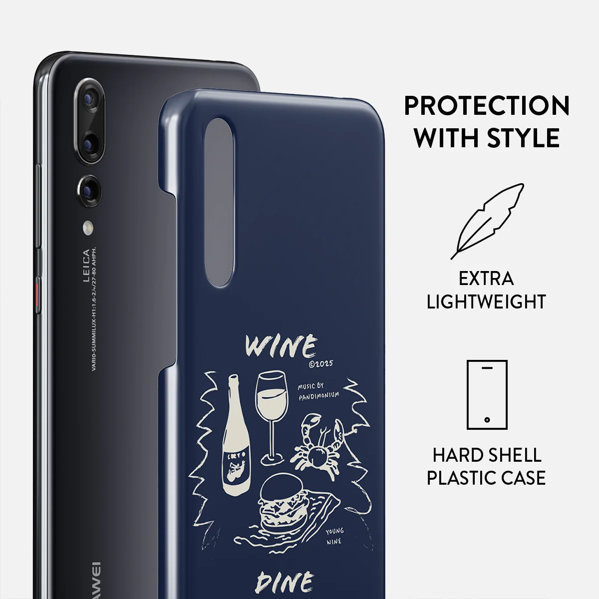 Wine & Dine - Huawei P20 Case - Image 2