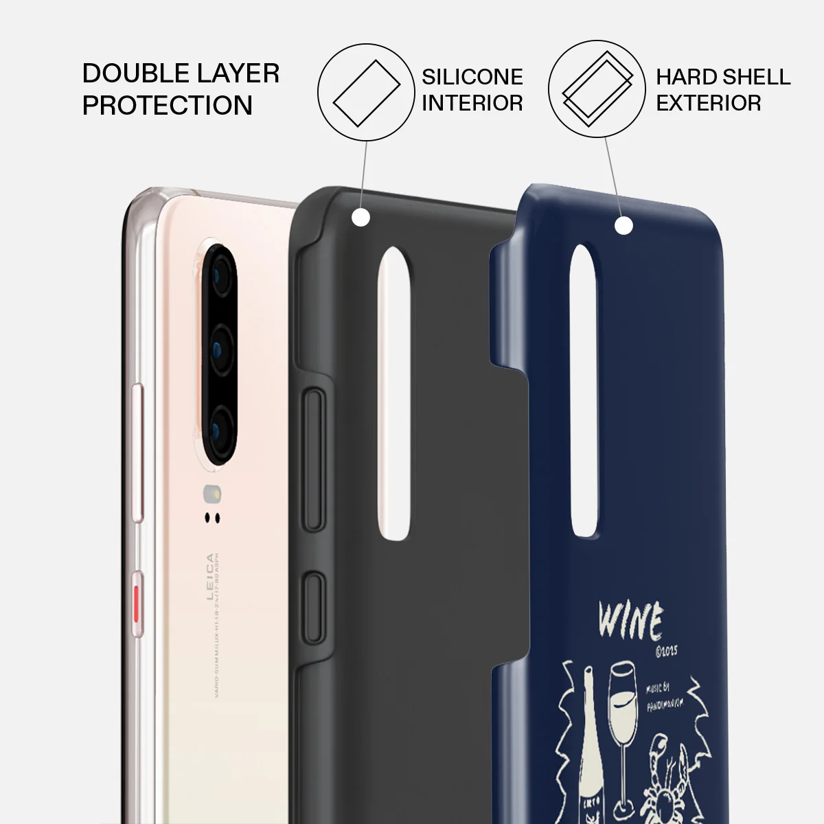 Wine & Dine - Huawei P30 Case - Image 6