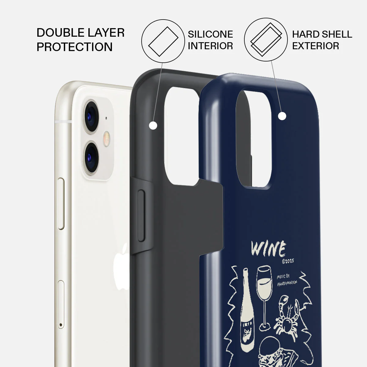 Wine & Dine - iPhone 11 Case - Image 2