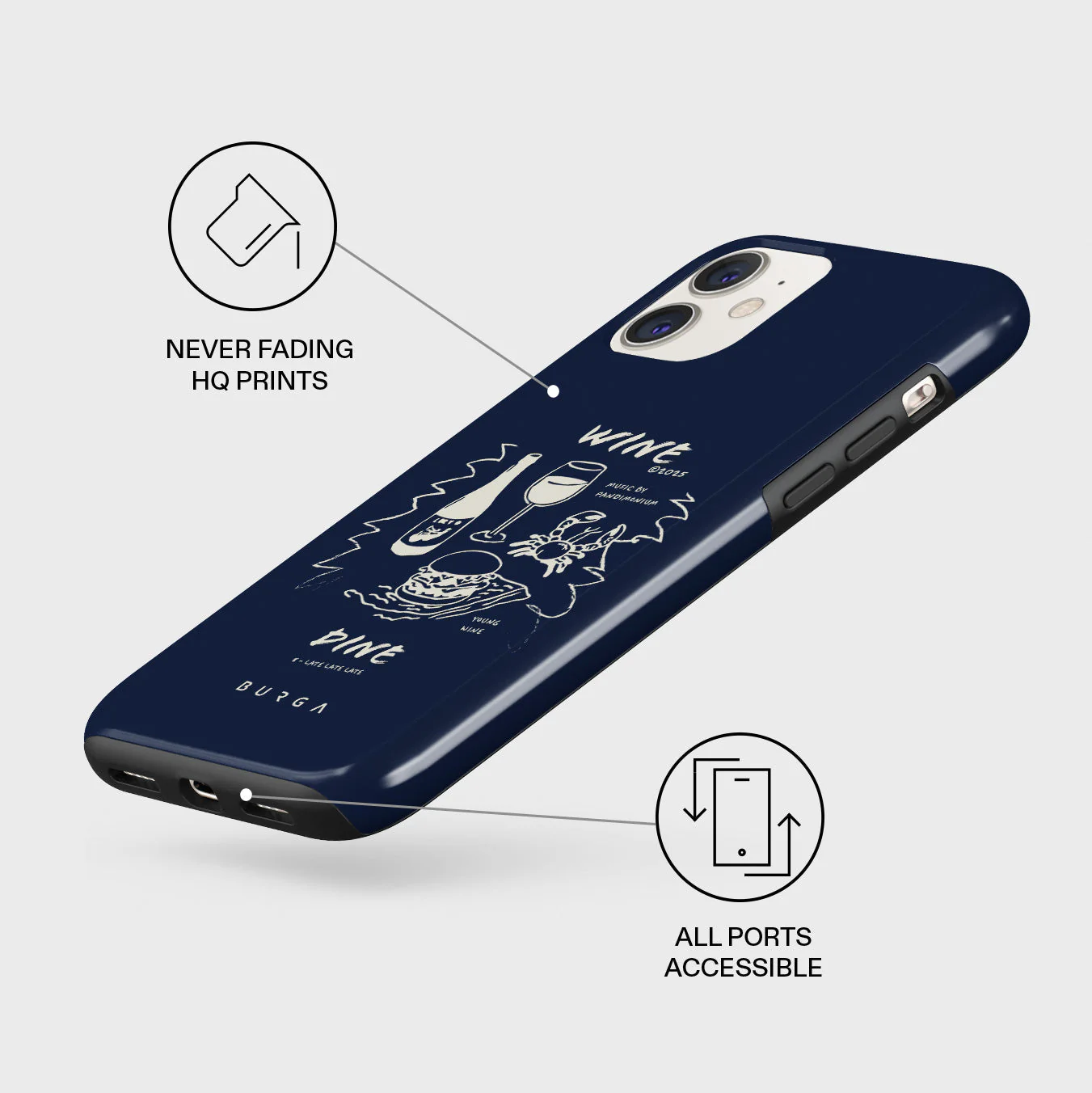 Wine & Dine - iPhone 11 Case - Image 3