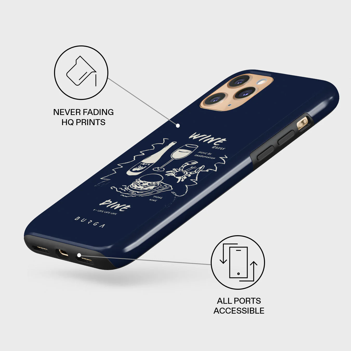 Wine & Dine - iPhone 11 Pro Max Case - Image 7