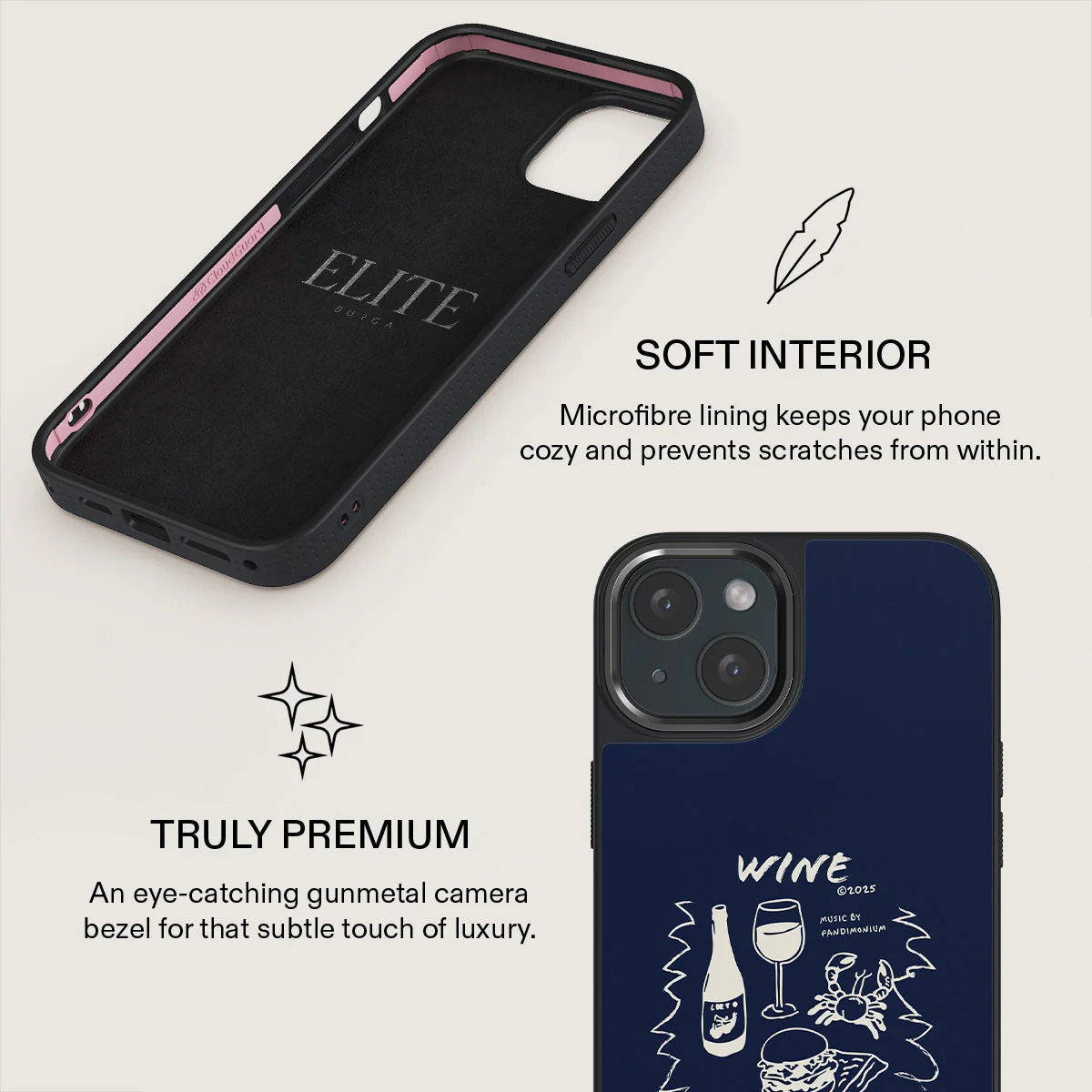 Wine & Dine - iPhone 15 Plus Case - Image 17