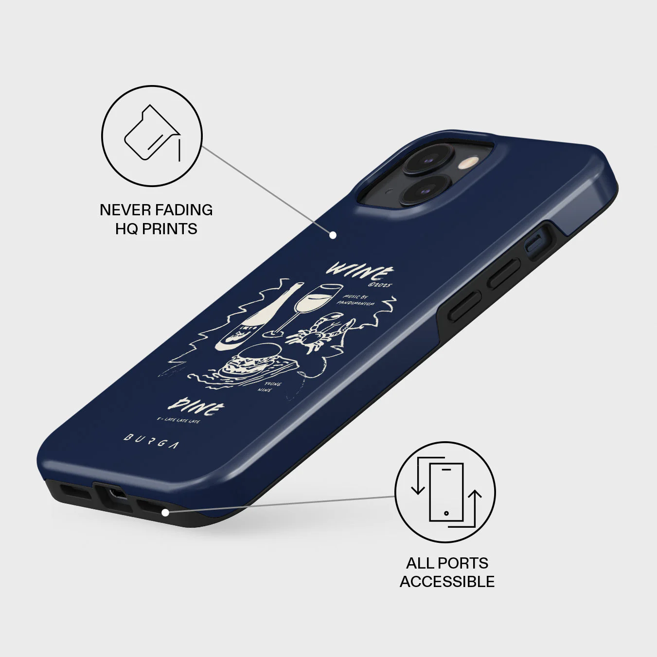 Wine & Dine - iPhone 15 Plus Case - Image 3