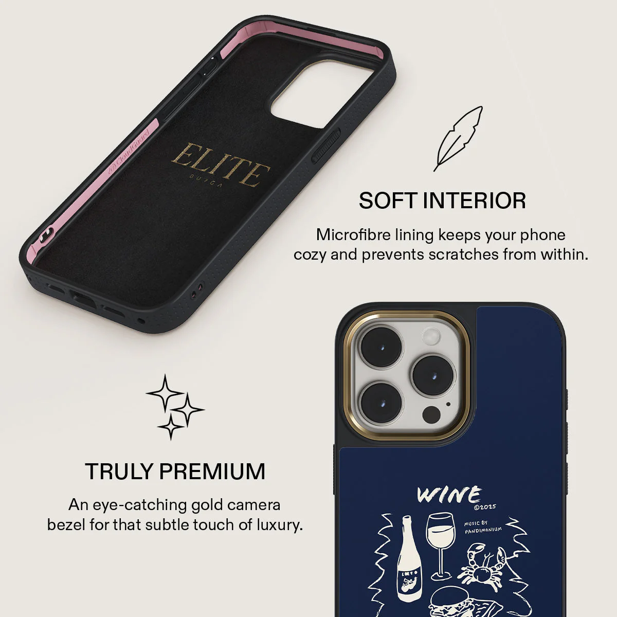 Wine & Dine - iPhone 15 Pro Case - Image 10