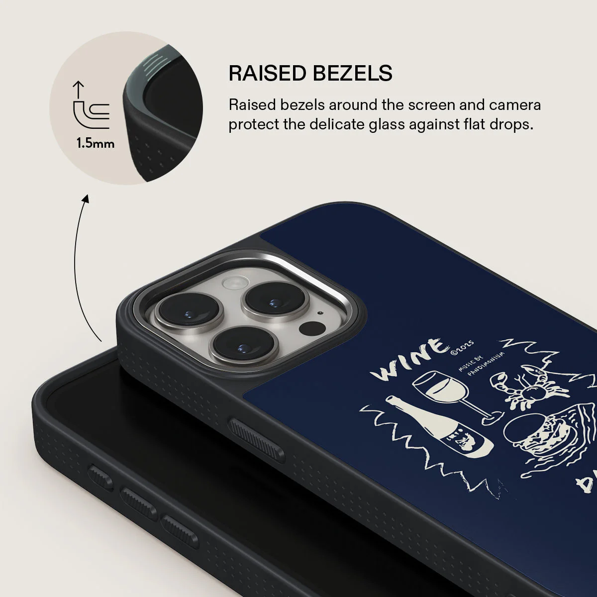 Wine & Dine - iPhone 15 Pro Case - Image 15