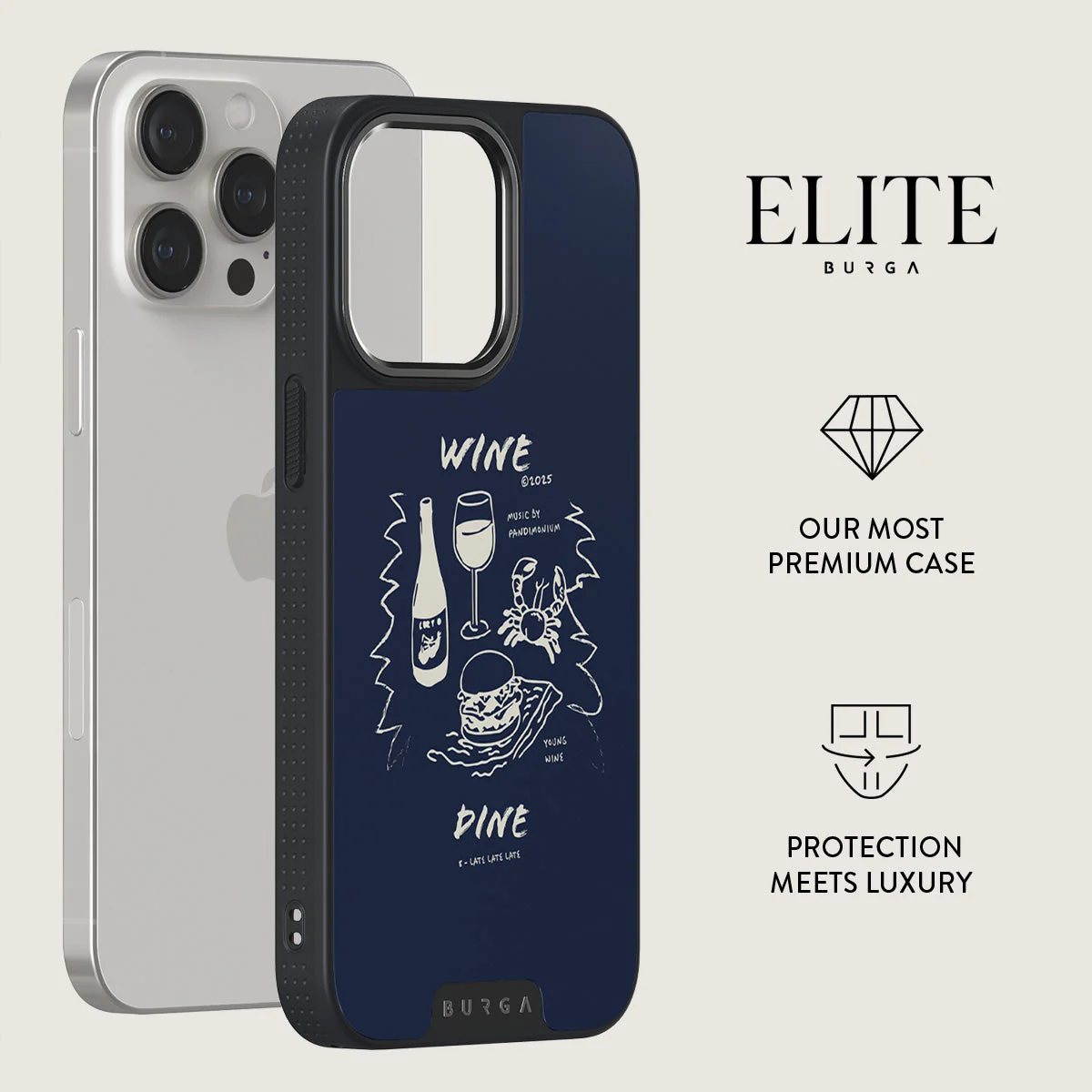 Wine & Dine - iPhone 15 Pro Max Case - Image 13