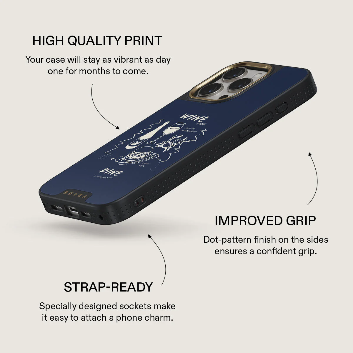 Wine & Dine - iPhone 15 Pro Max Case - Image 9