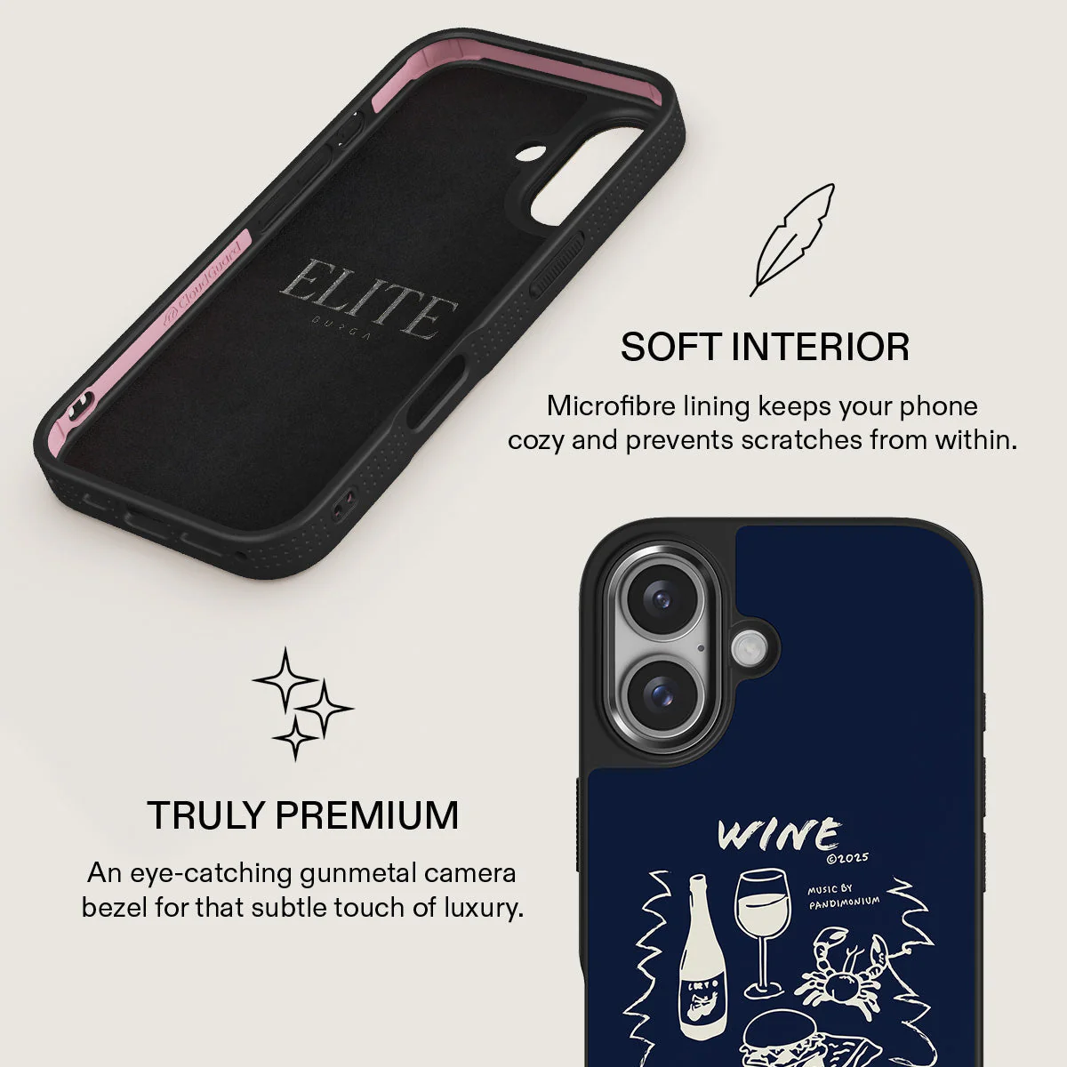 Wine & Dine - iPhone 16 Case - Image 18