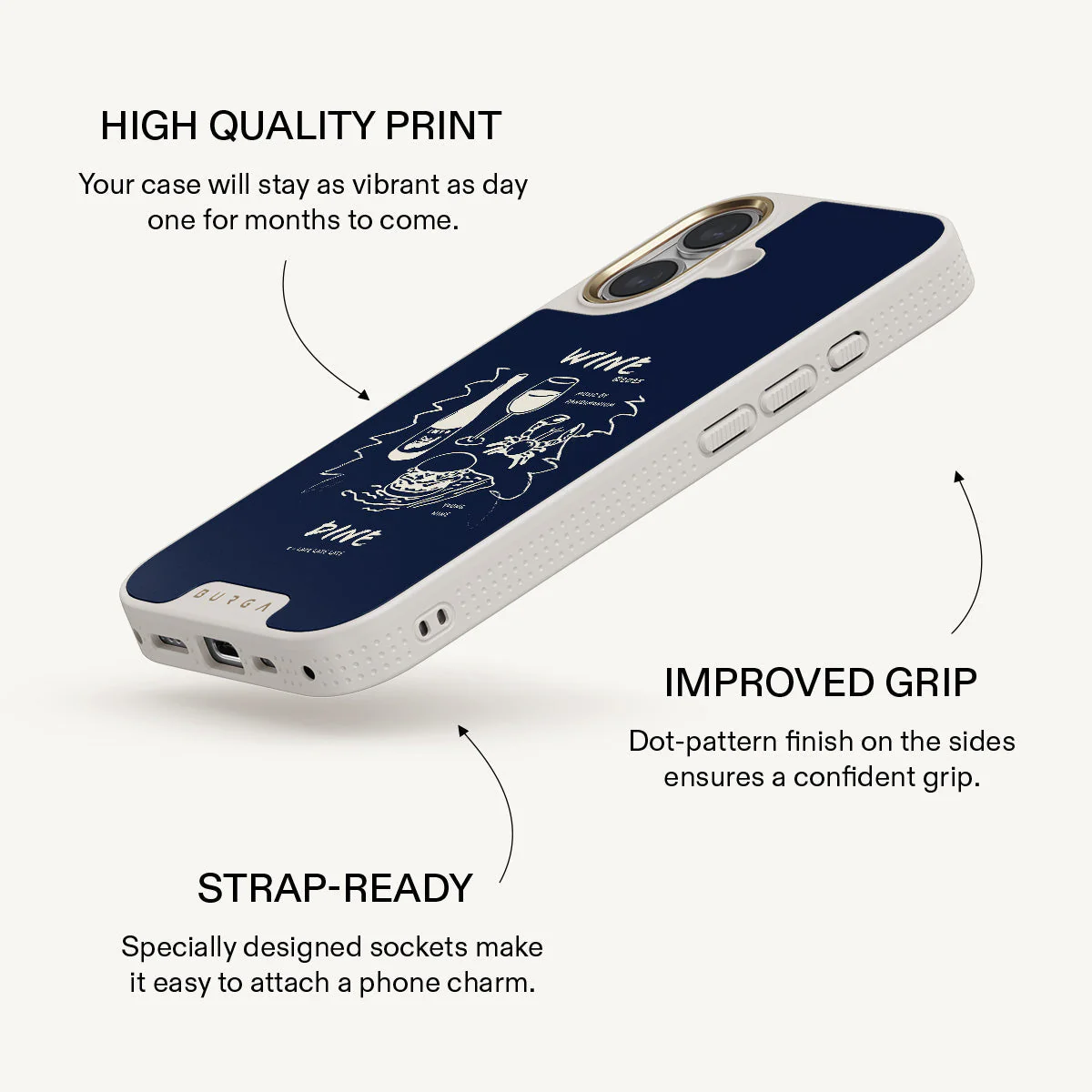 Wine & Dine - iPhone 16 Case - Image 24