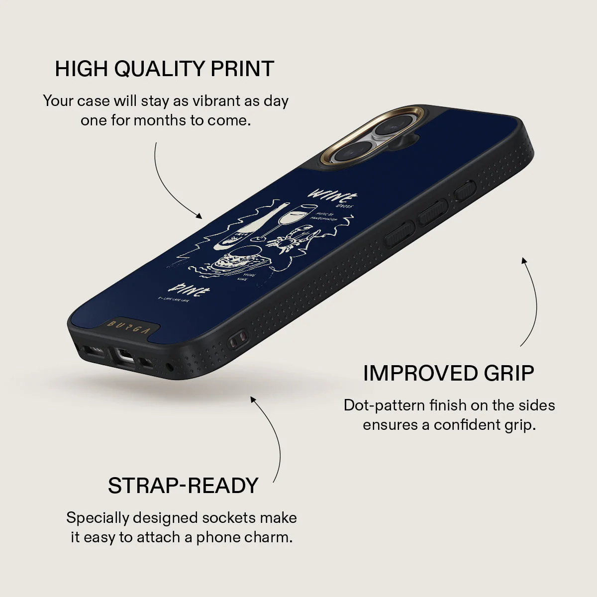 Wine & Dine - iPhone 16 Plus Case - Image 10