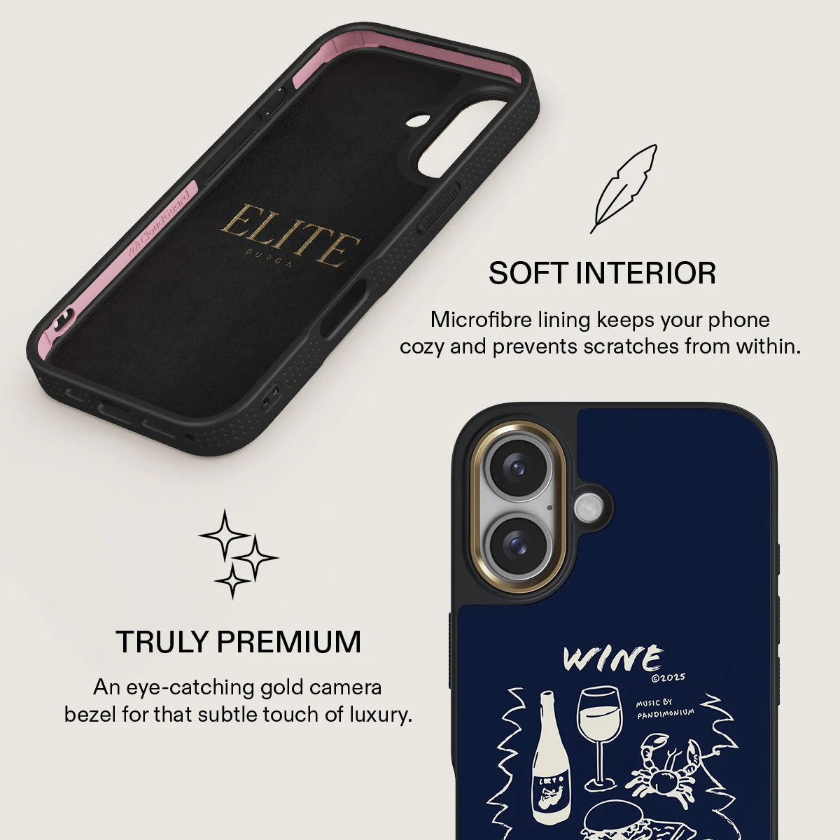 Wine & Dine - iPhone 16 Plus Case - Image 11