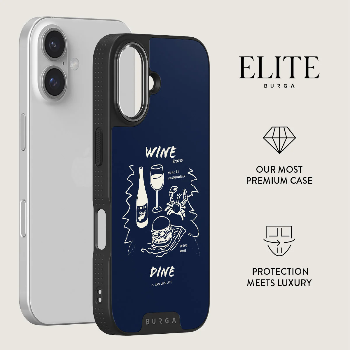Wine & Dine - iPhone 16 Plus Case - Image 14
