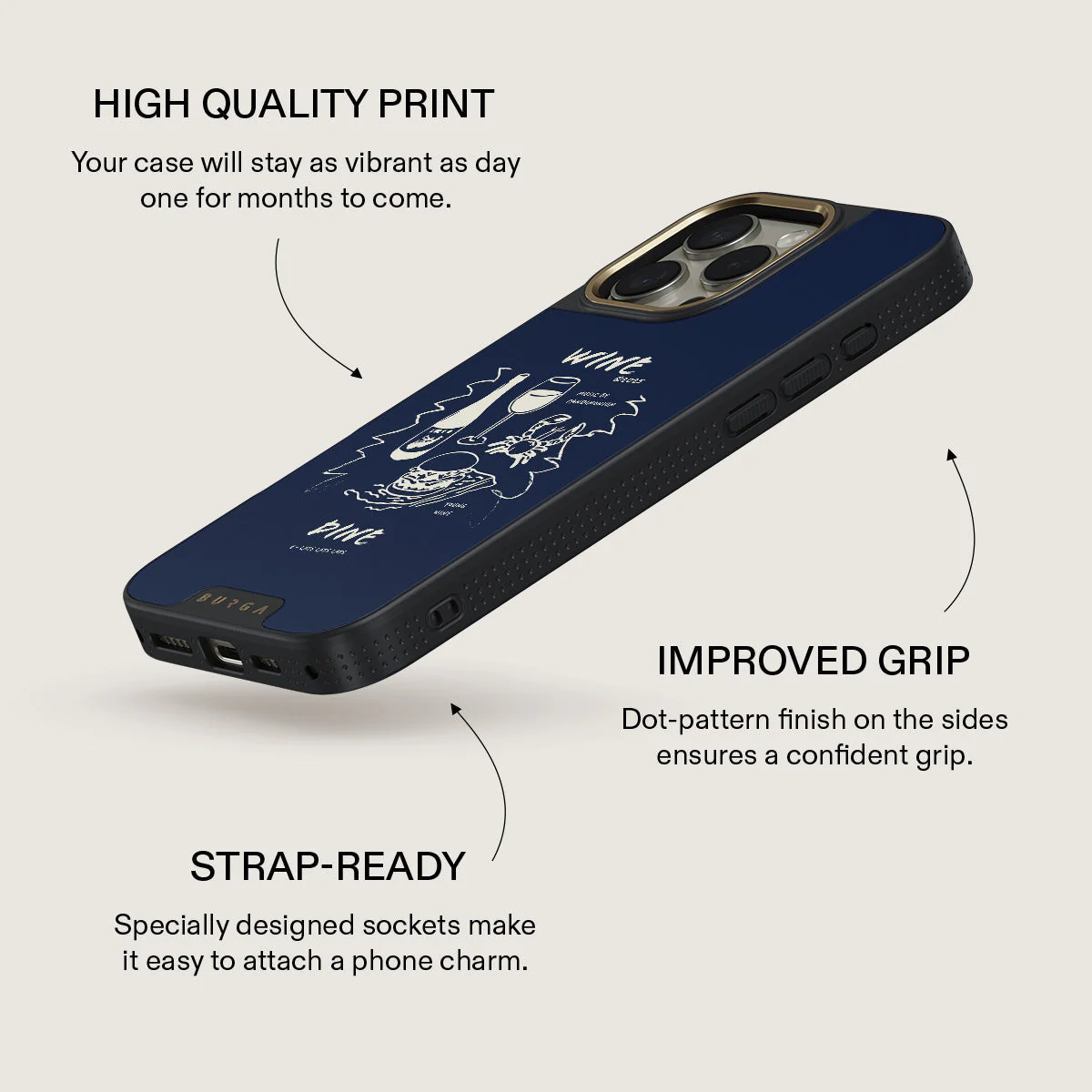 Wine & Dine - iPhone 16 Pro Case - Image 10