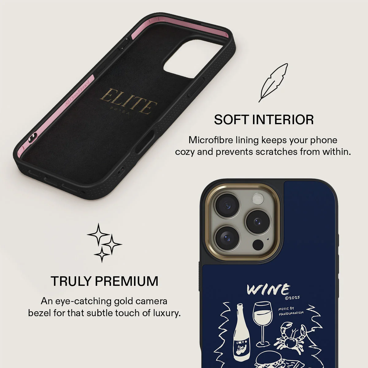 Wine & Dine - iPhone 16 Pro Case - Image 11