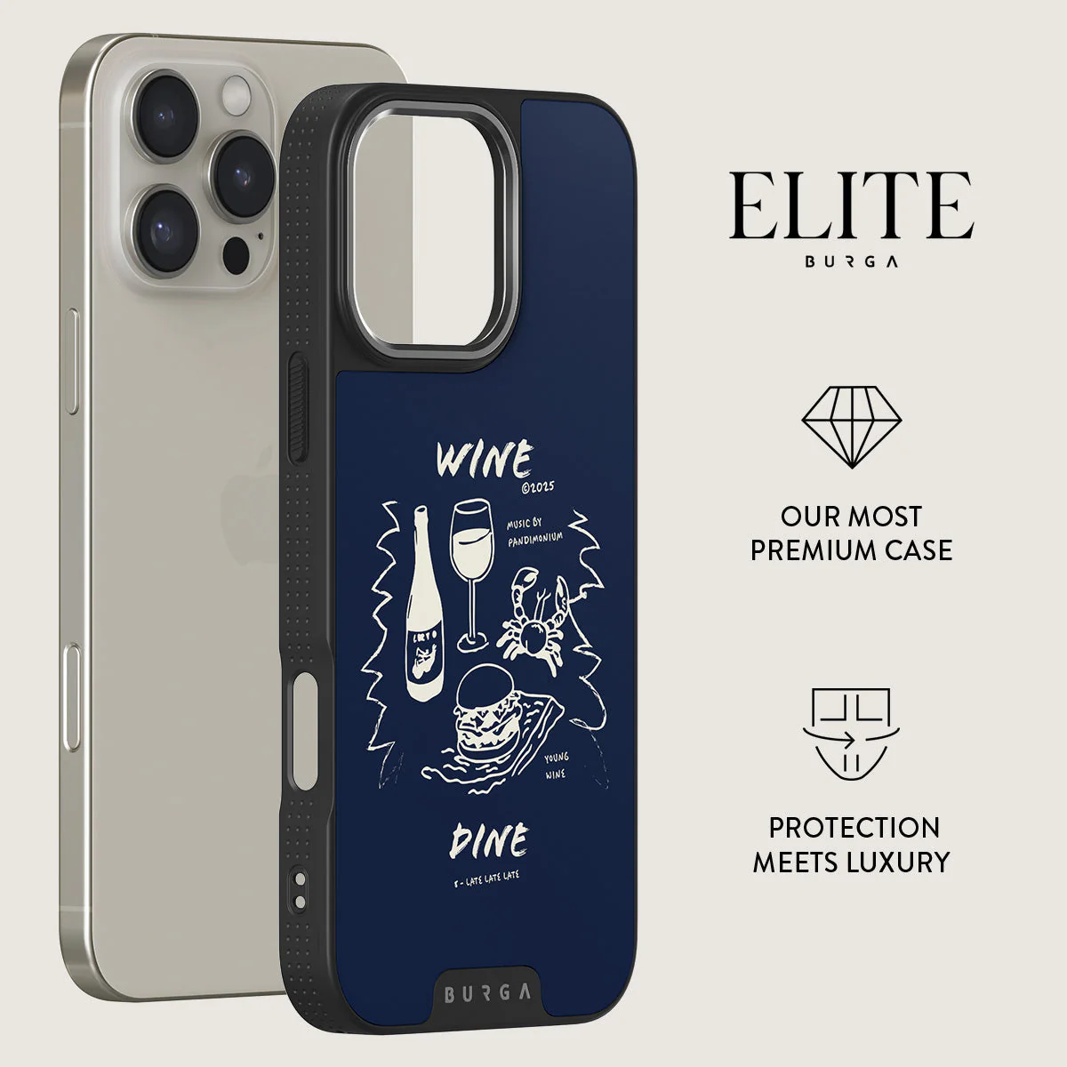 Wine & Dine - iPhone 16 Pro Max Case - Image 14
