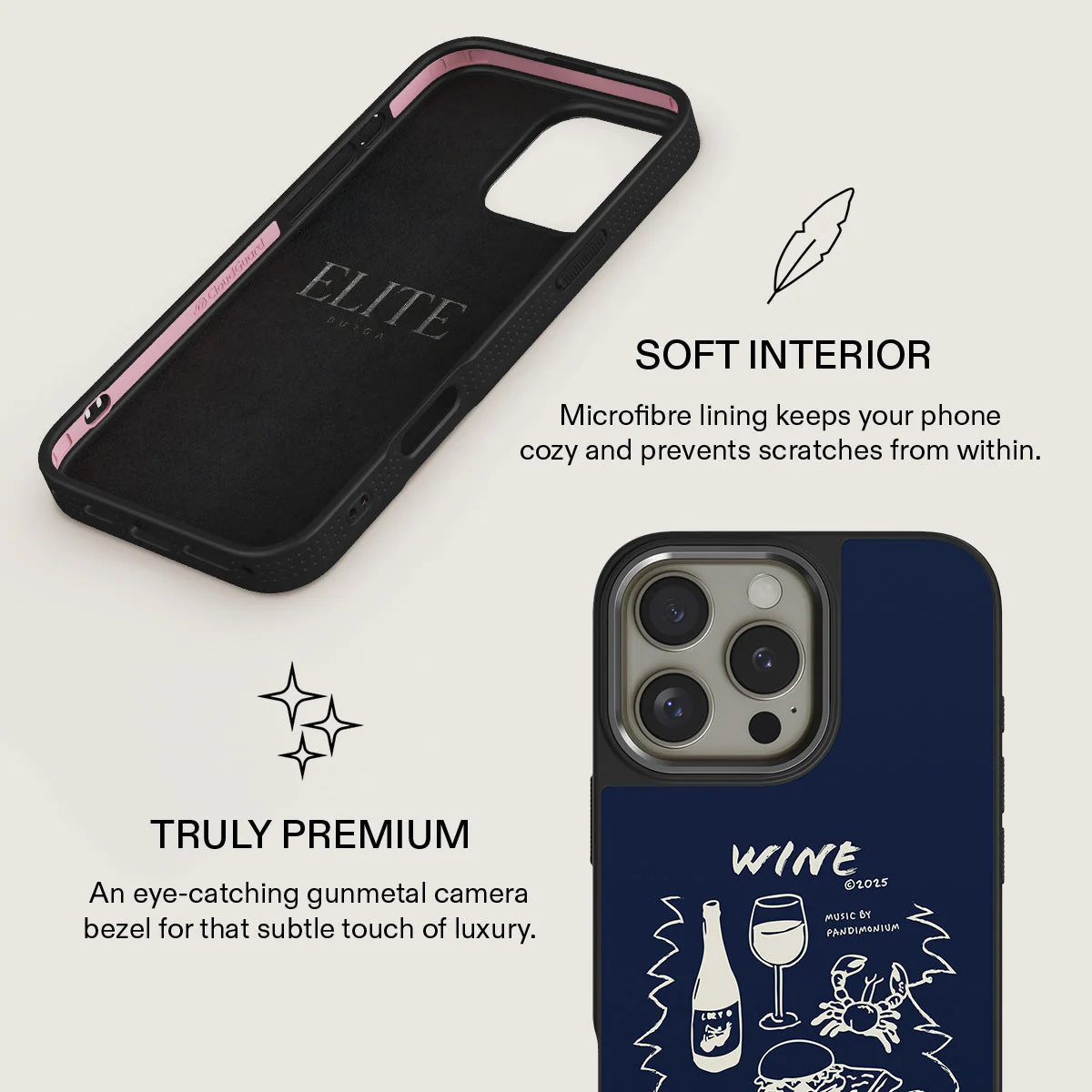 Wine & Dine - iPhone 16 Pro Max Case - Image 18