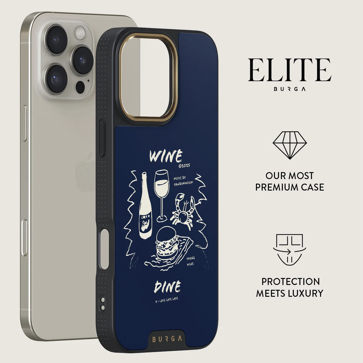 Wine & Dine - iPhone 16 Pro Max Case - Image 7
