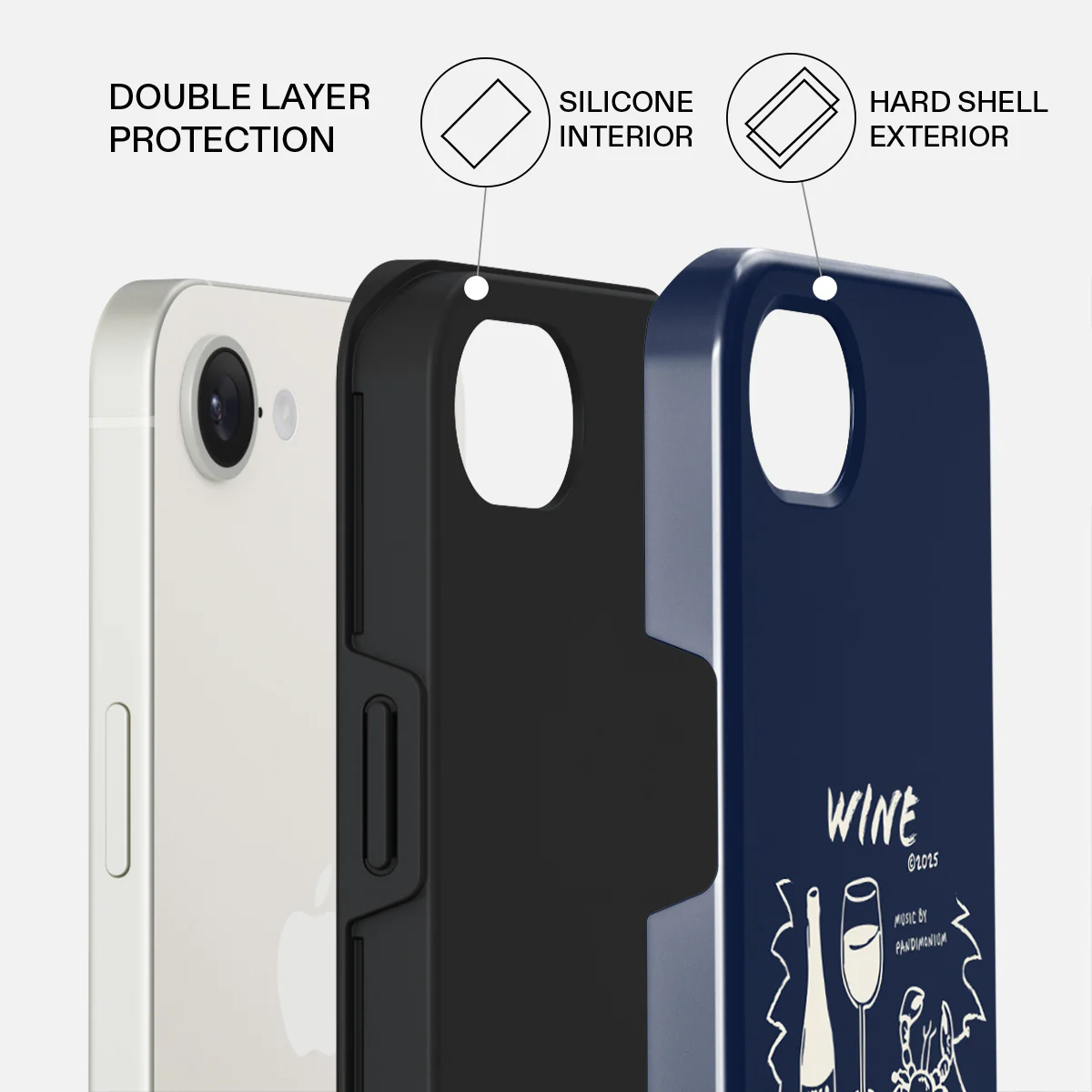 Wine & Dine - iPhone 16e Case - Image 2