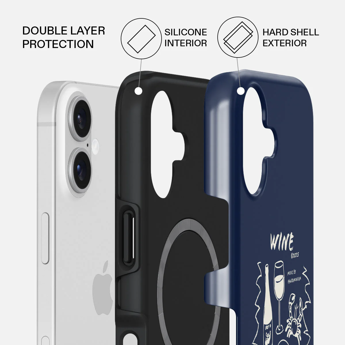 Wine & Dine - iPhone 17 Case - Image 2