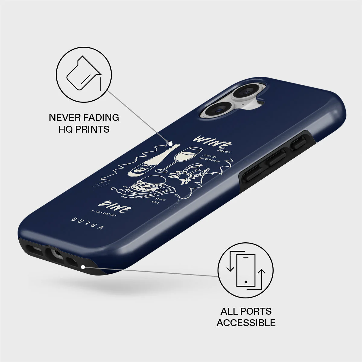 Wine & Dine - iPhone 17 Case - Image 3