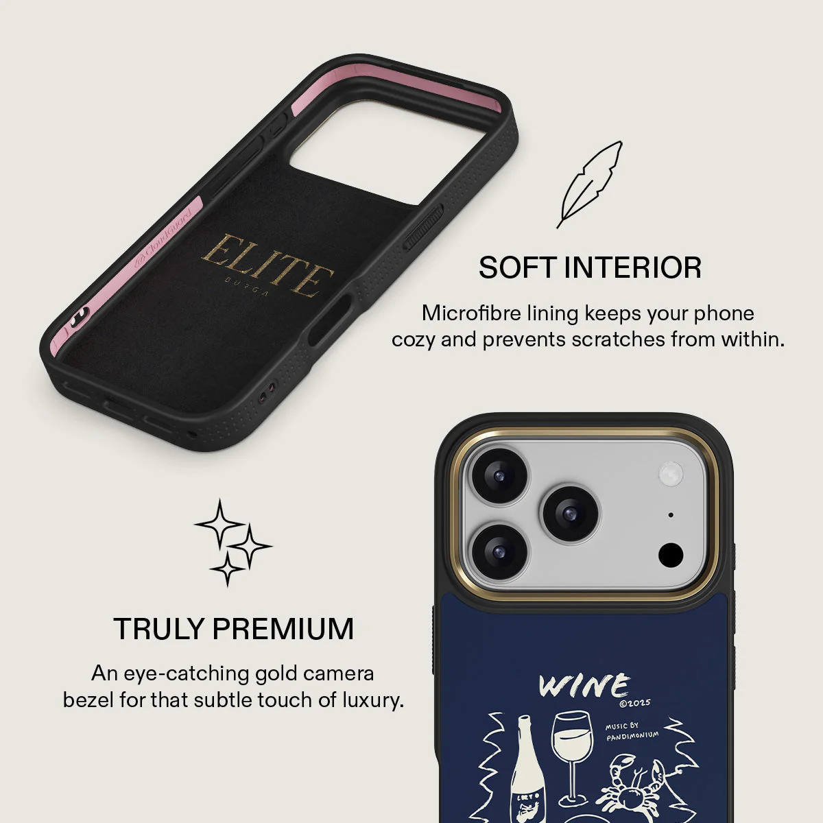 Wine & Dine - iPhone 17 Pro Case - Image 10