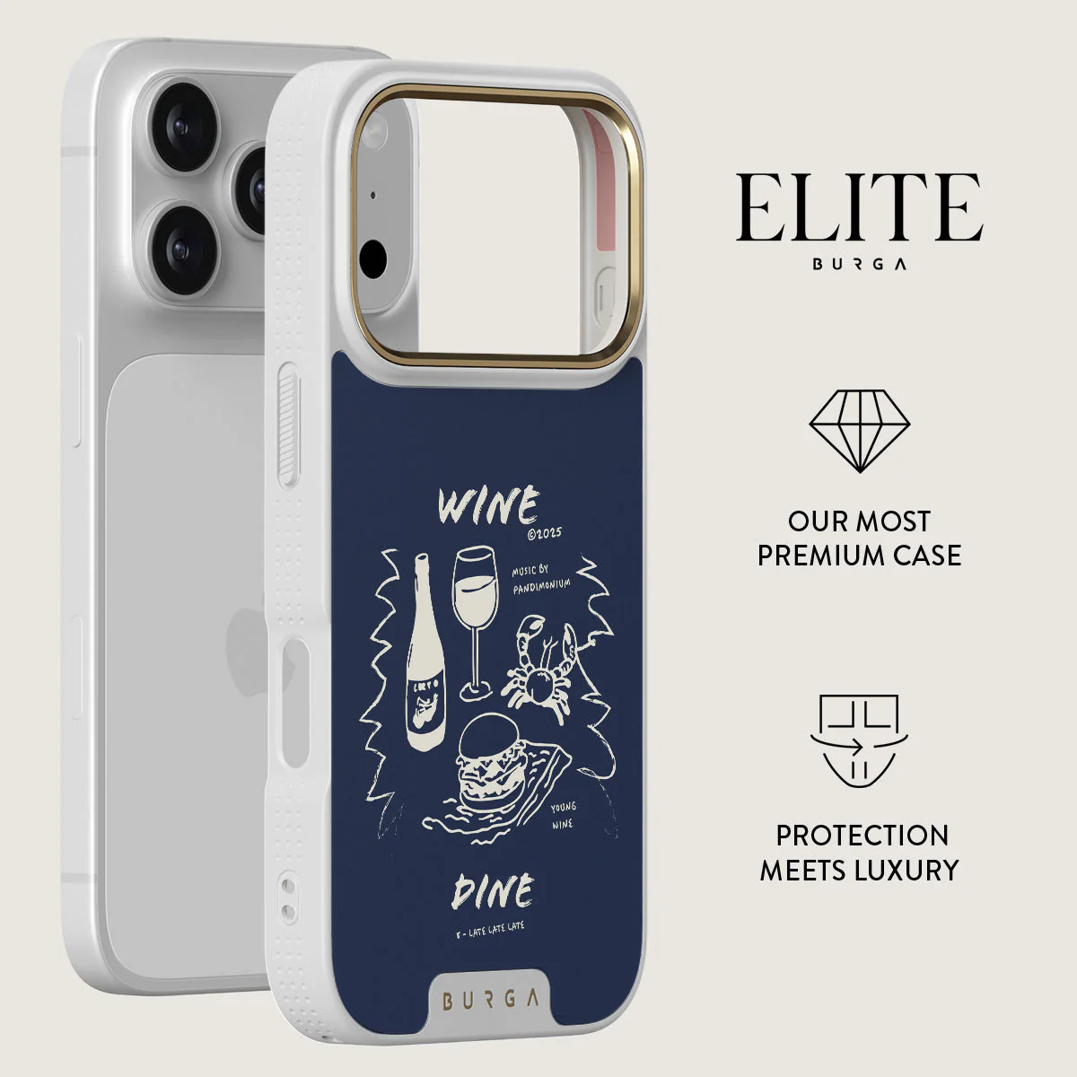 Wine & Dine - iPhone 17 Pro Case - Image 20