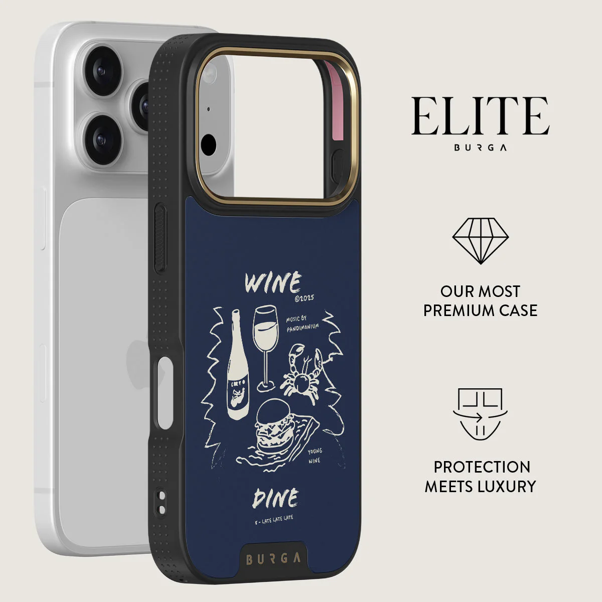 Wine & Dine - iPhone 17 Pro Case - Image 6