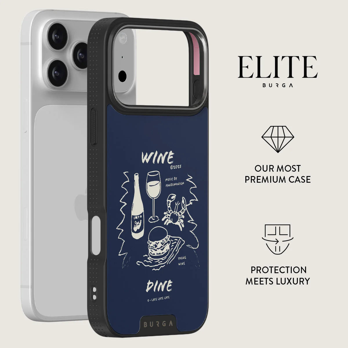 Wine & Dine - iPhone 17 Pro Max Case - Image 13