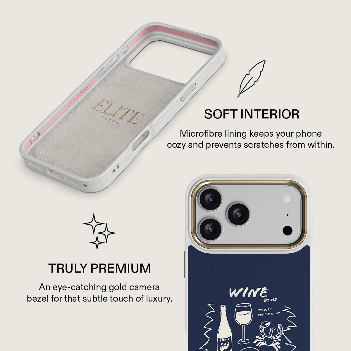 Wine & Dine - iPhone 17 Pro Max Case - Image 24