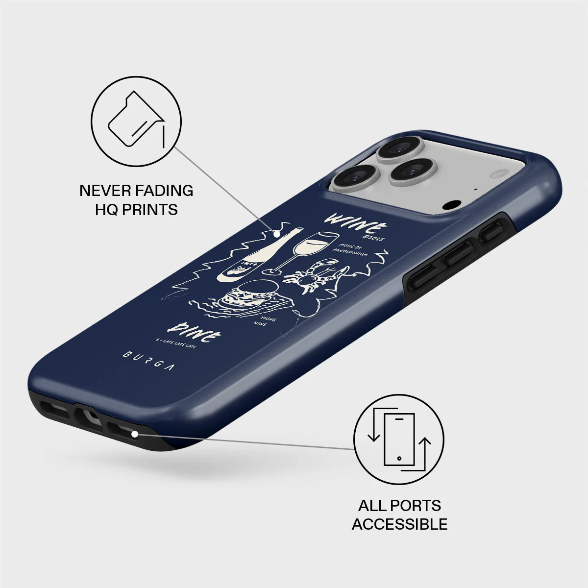 Wine & Dine - iPhone 17 Pro Max Case - Image 3