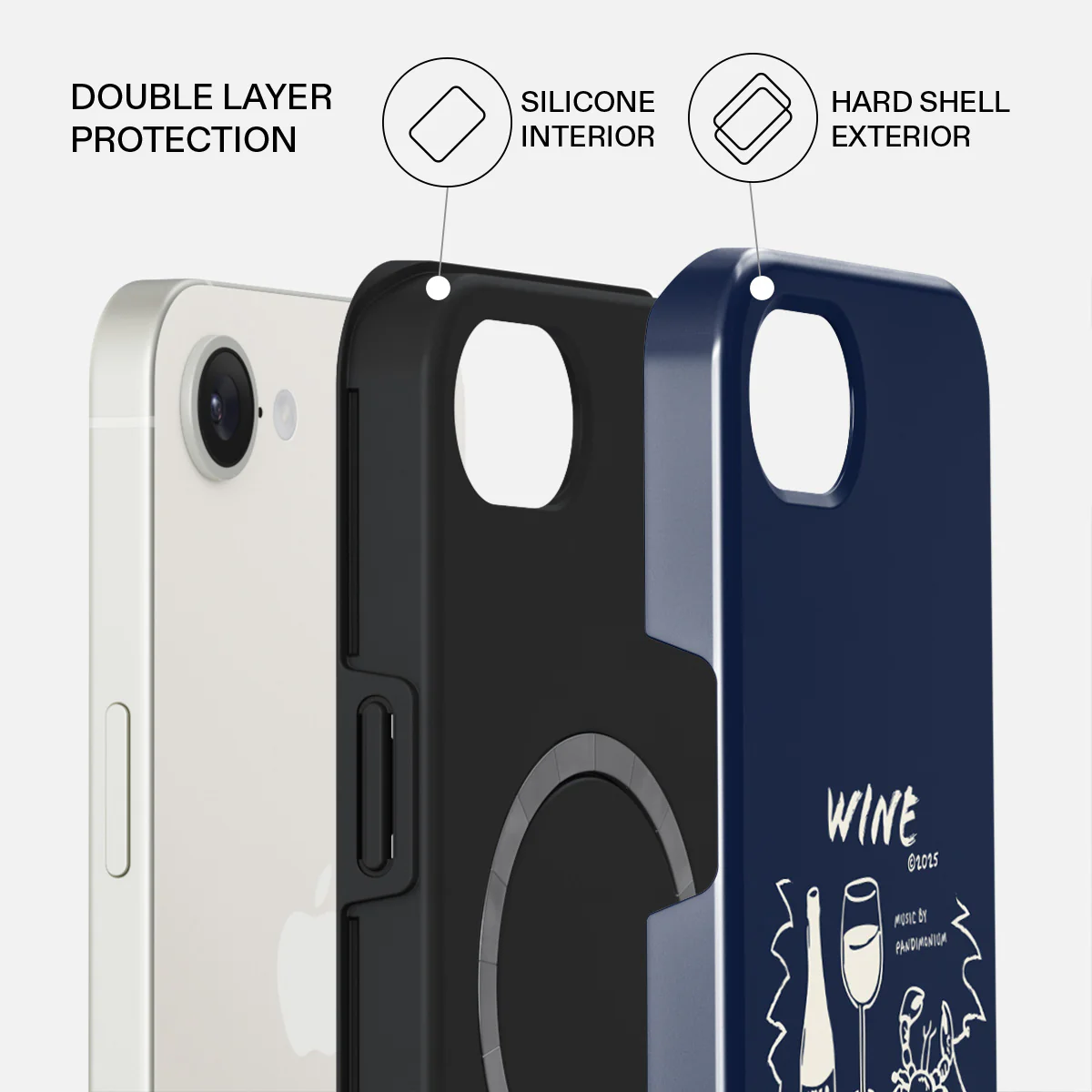Wine & Dine - iPhone 17e Case - Image 2
