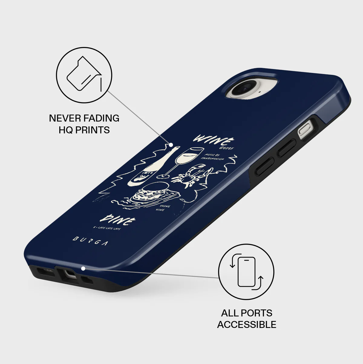 Wine & Dine - iPhone 17e Case - Image 3