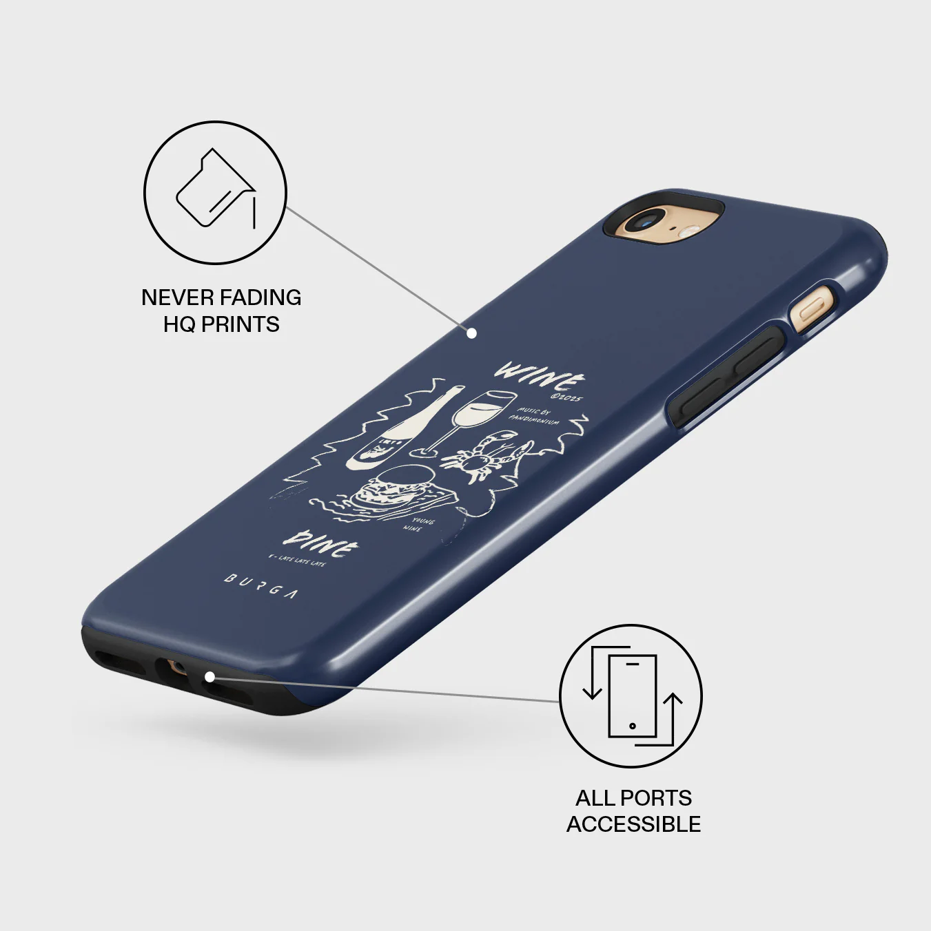 Wine & Dine - iPhone 7 / iPhone 8 Case - Image 7
