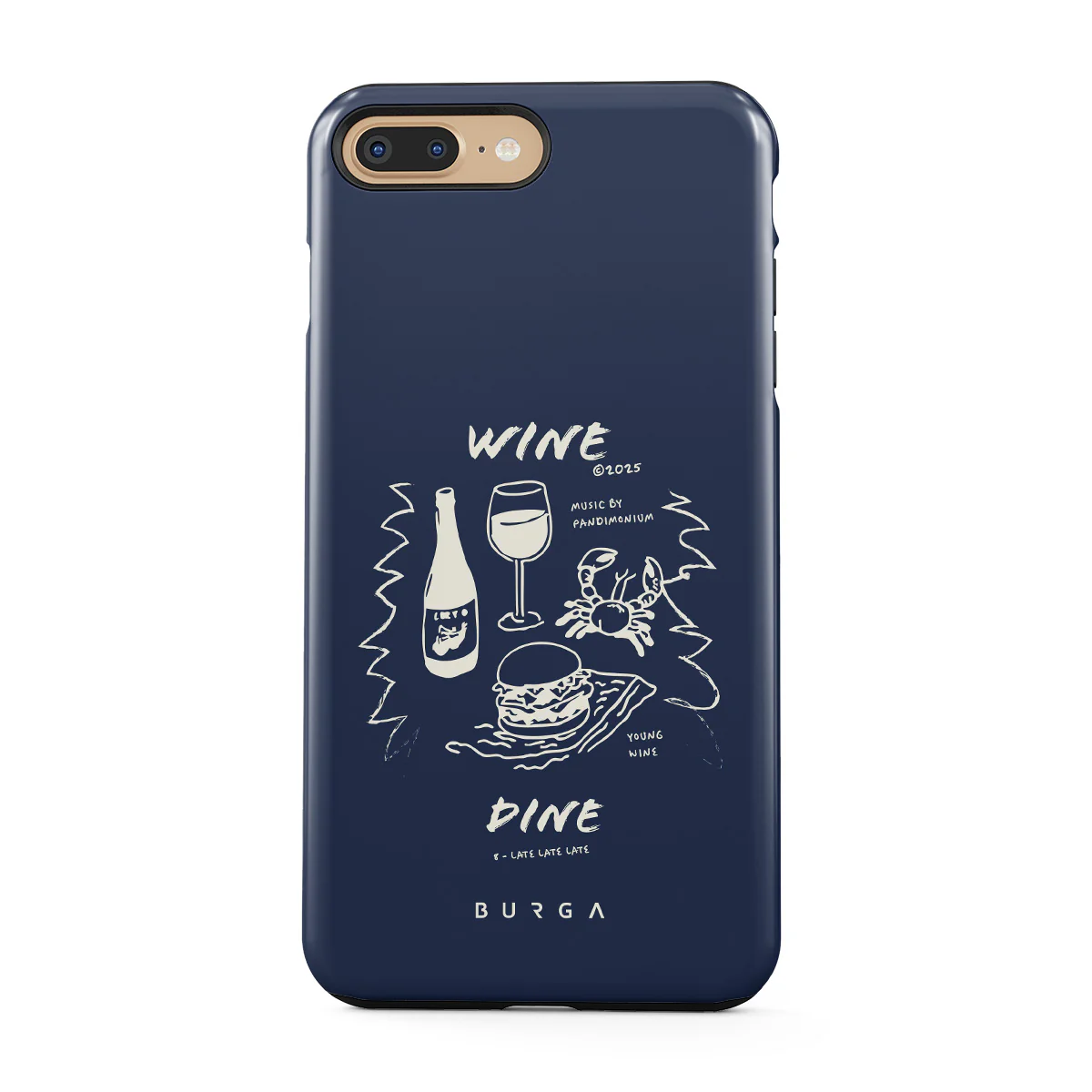 Wine & Dine - iPhone 7 Plus / 8 Plus Case - Image 5