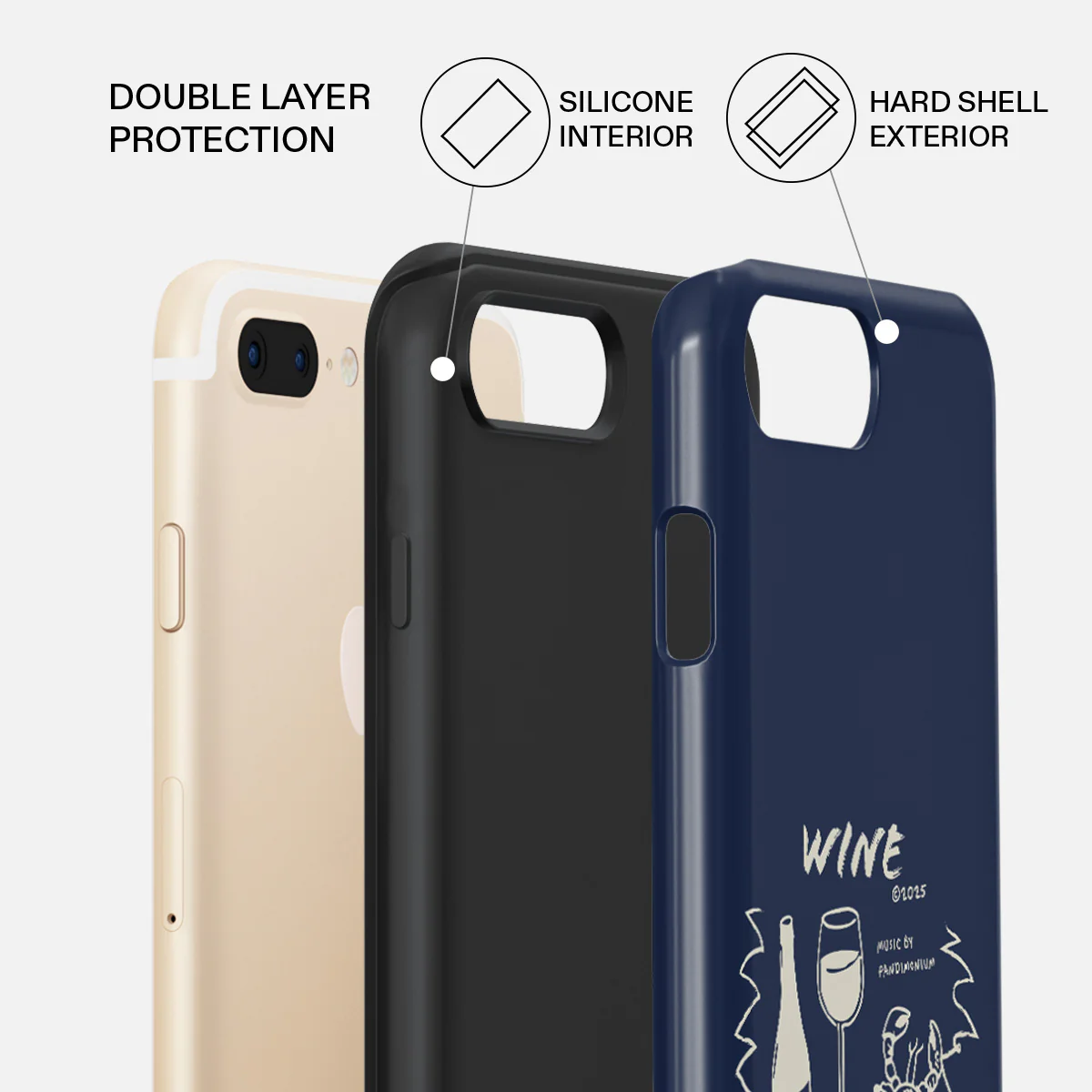 Wine & Dine - iPhone 7 Plus / 8 Plus Case - Image 6