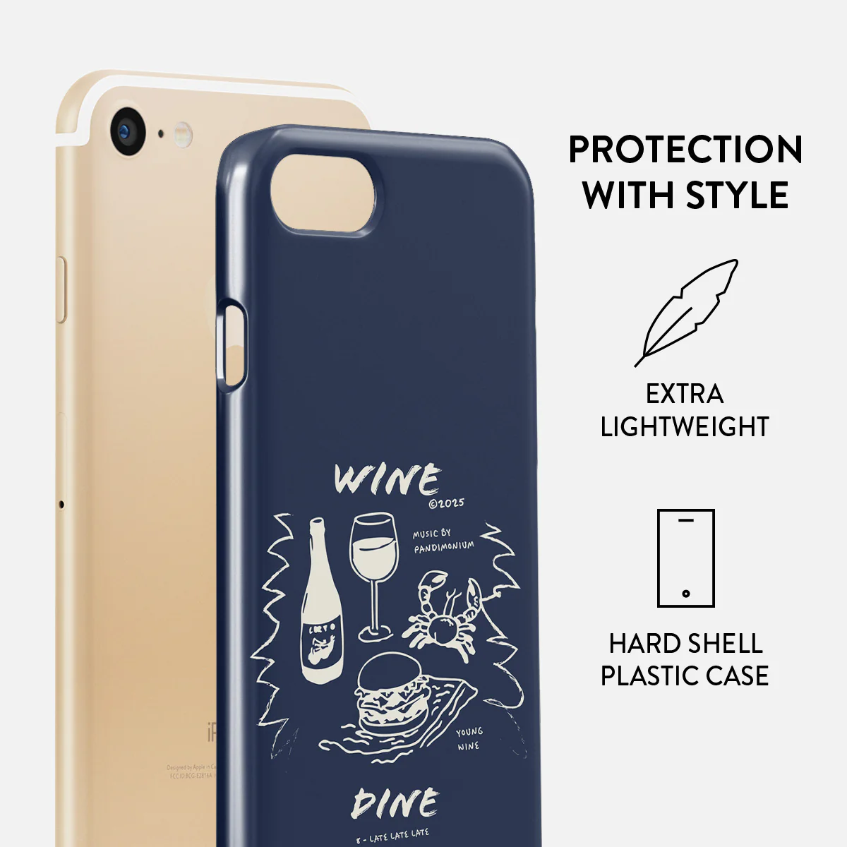 Wine & Dine - iPhone SE (2022) Case - Image 2