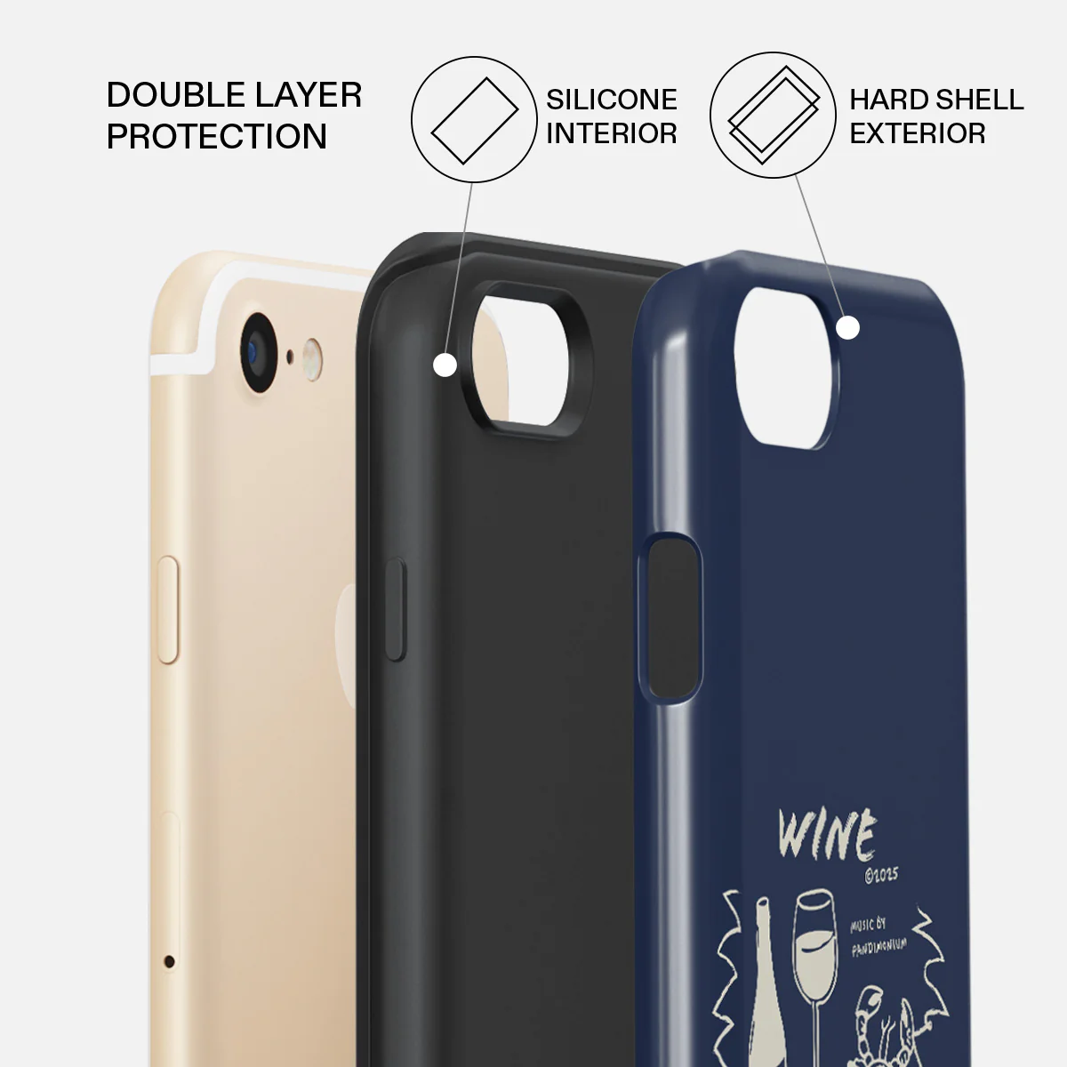 Wine & Dine - iPhone SE (2022) Case - Image 6