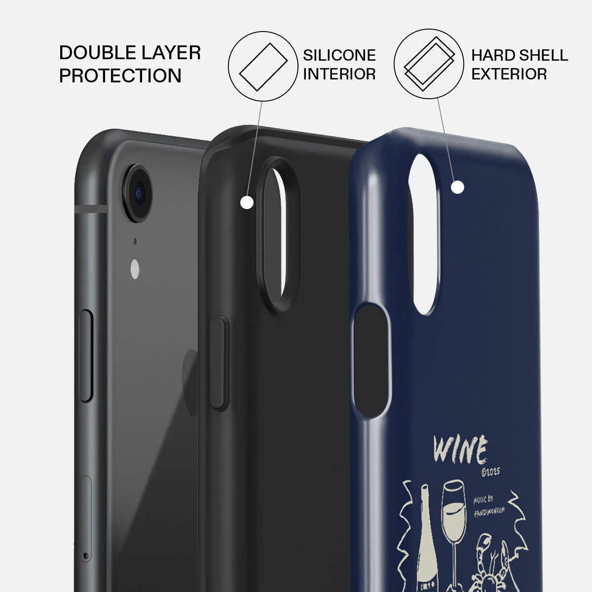 Wine & Dine - iPhone XR Case - Image 6