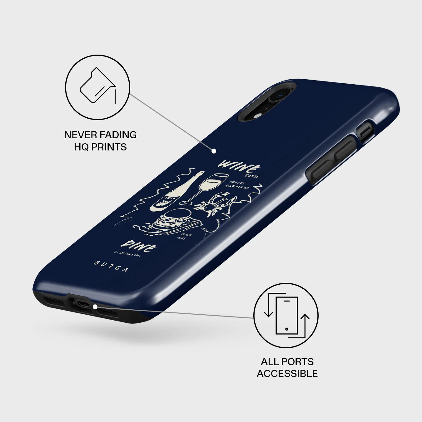 Wine & Dine - iPhone XR Case - Image 7
