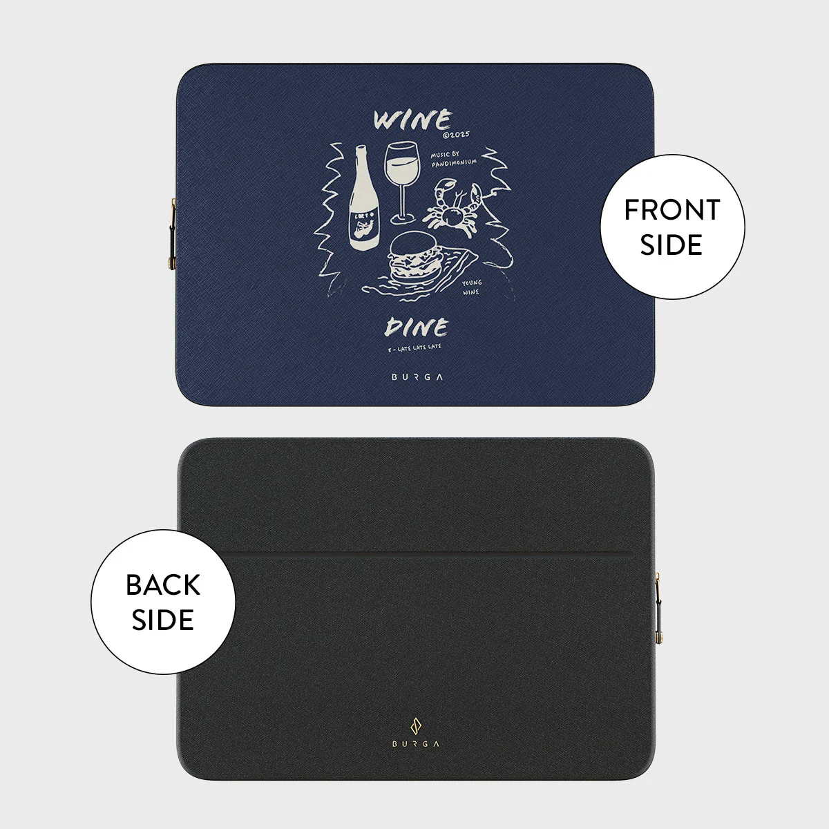 Wine & Dine - Laptop Sleeve - Image 5