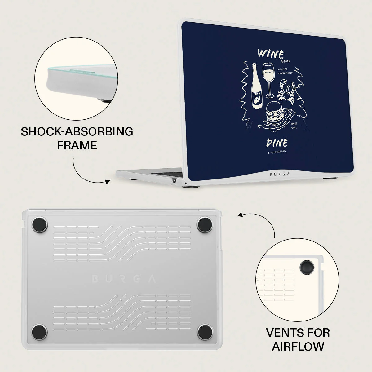 Wine & Dine - Macbook Case - Image 6