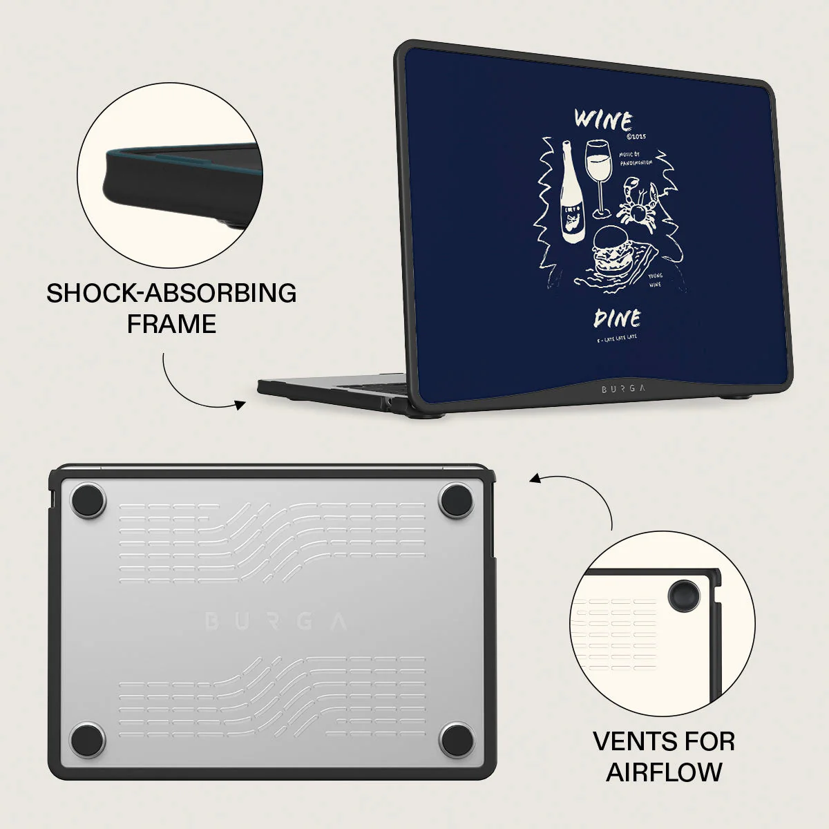 Wine & Dine - Macbook Case - Image 7