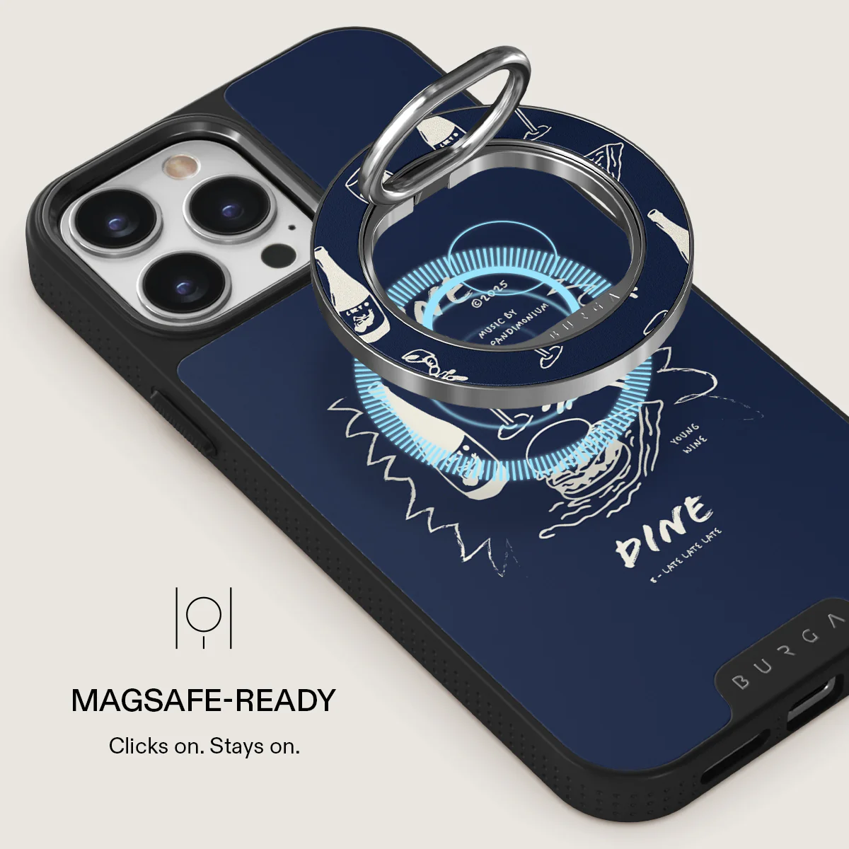 Wine & Dine - Magnetic Ring Holder - Image 4
